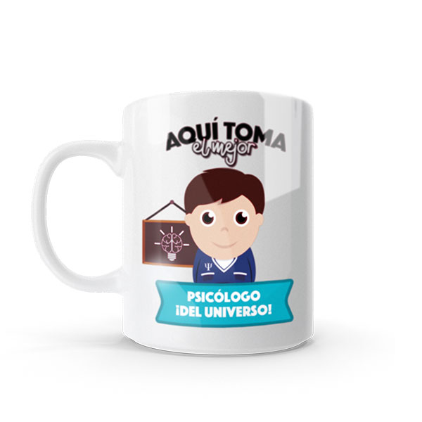 Mug Psicólogo Psicóloga Ellas y Ellos